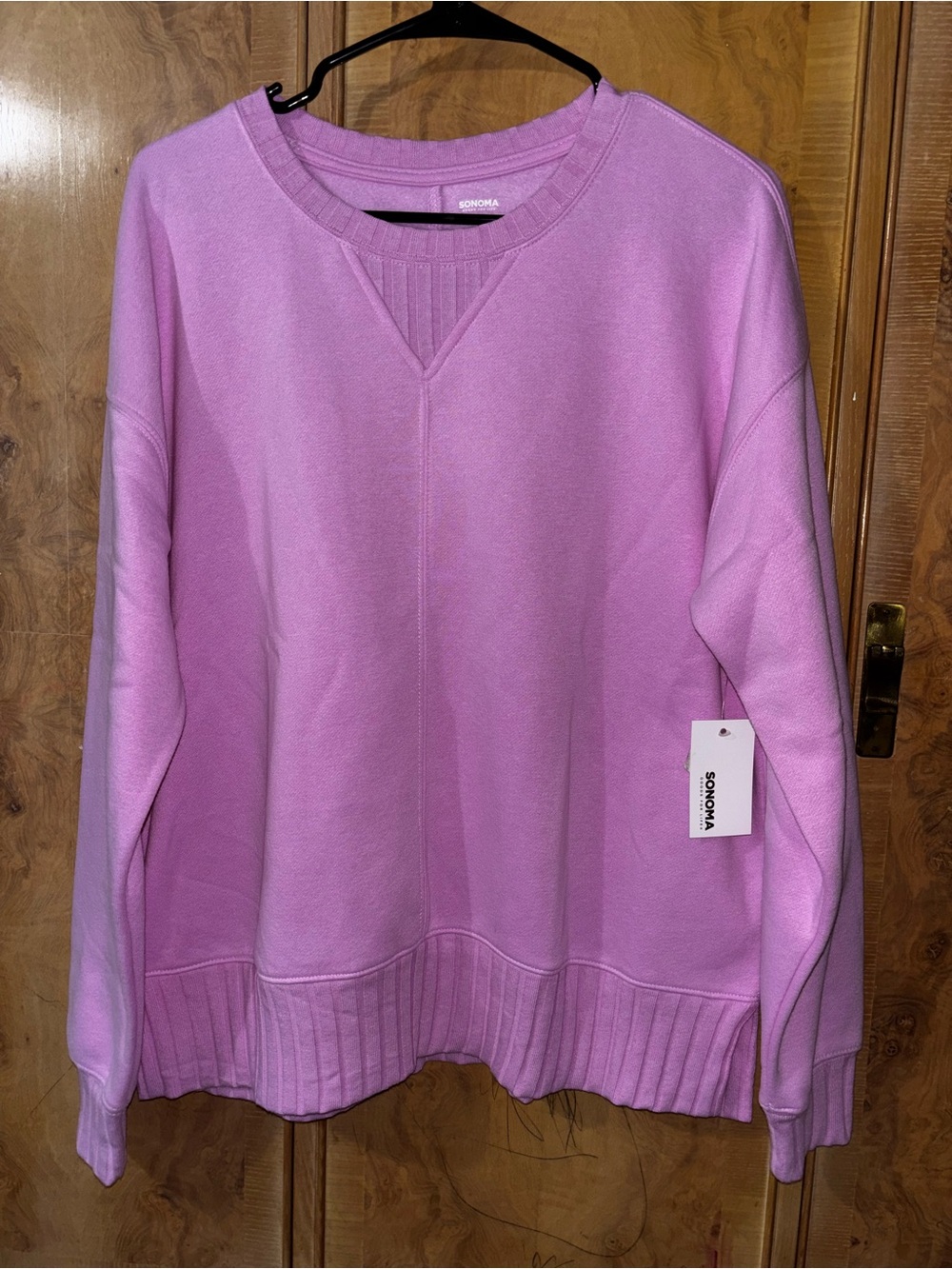 Sonoma pink Lavender Crewneck Sweatshirt for Women size M